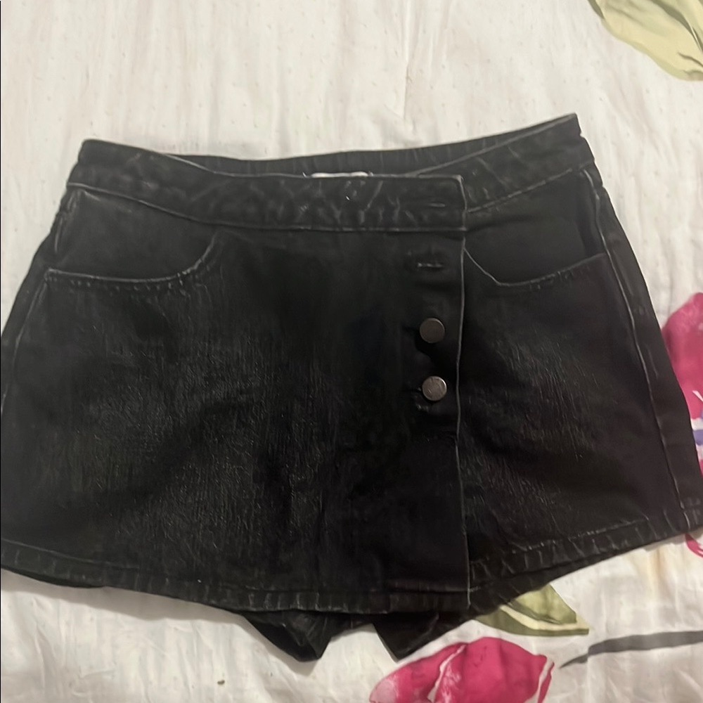 BDG Black Denim Skirt